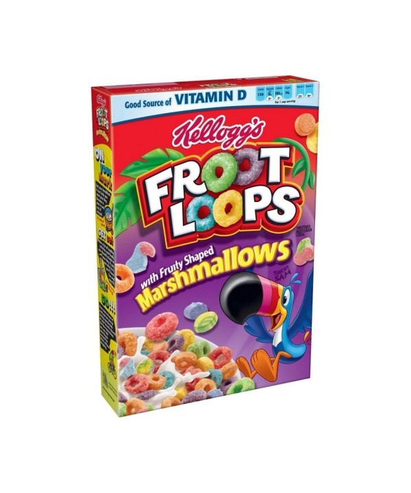 Froot Loops, Cheerios, Lucky Charms-Taste of America