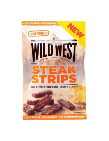 Steak Strips Honey Bbq 25 gr. Wild West