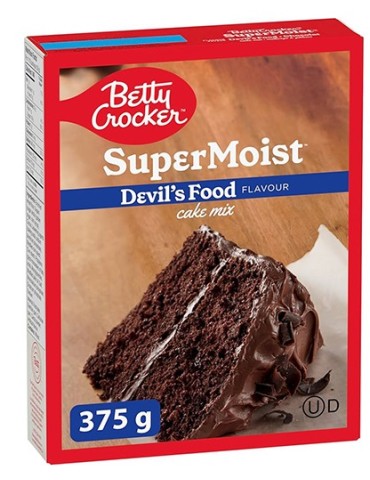 Super Moist Devil's Food Cake Mix 375 g. Betty Crocker