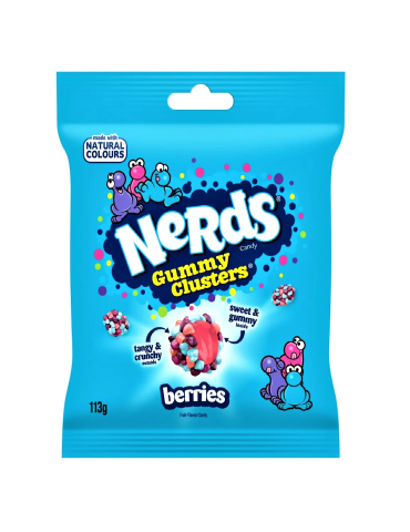 Gummy Clusters Very Berry 113 g. Nerds