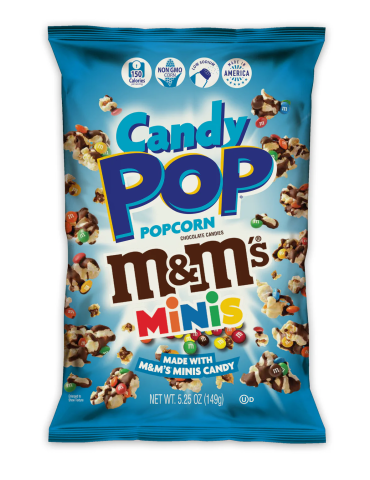 M&M Minis Popcorn 149 g. Candy Pop